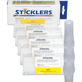 Sticklers™ CleanStixx™ Pin Termini Fiber Optic Cleaning Sticks
