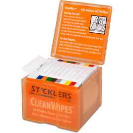 Sticklers™ CleanWipes 640 Lint Free Fiber Optic Wipes