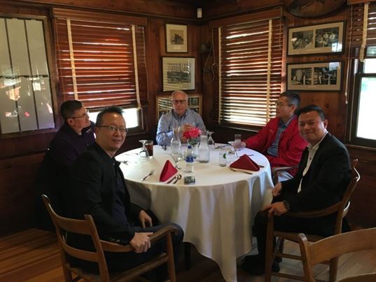 Joe Ng, Don Phifer, John Hoffman, Rob Lee and Jerald Chan are ready for the award presentations