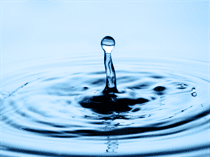 image of a water droplet