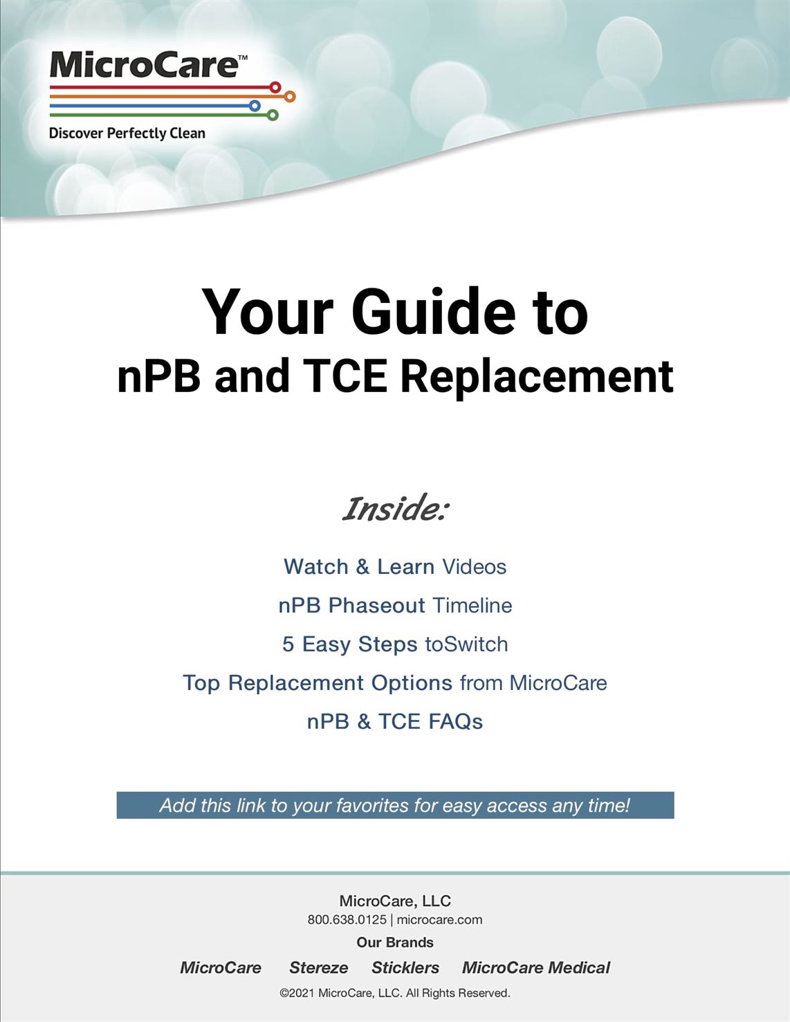 Your Guide to nPB and TCE Replacements