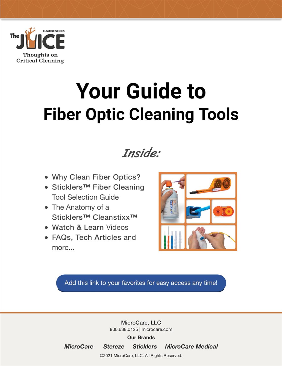 Your Guide to Fiber Optic Cleaning Tools
