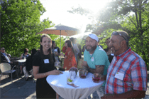 Emily Reck, Richard Gonzalez and Juan Estronza