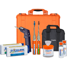 Sticklers™ Fiber Optic Cleaning and Inspection Kit, Field Use