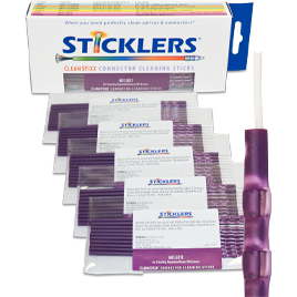 Sticklers™ CleanStixx™ EB Cleaning Sticks for Expanded Beam Fiber Connectors