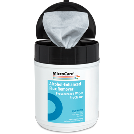 Alcohol-Enhanced Flux Remover Presaturated Wipes - ProClean™