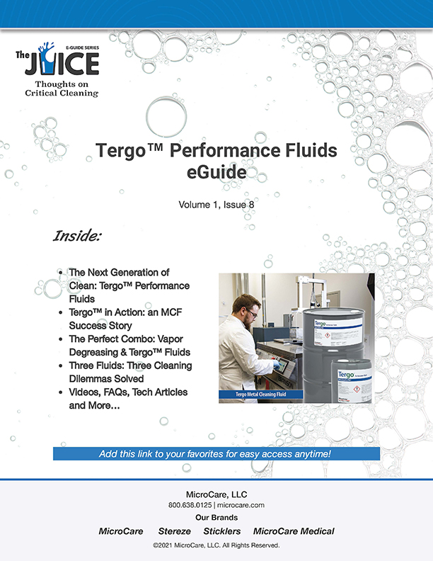 Tergo™ Performance Fluids eGuide