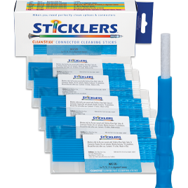 Sticklers™ CleanStixx™ 2.5mm Fiber Optic Cleaning Sticks