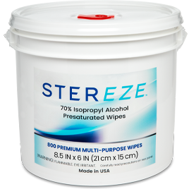 Stereze IPA Surface Cleaning Wipes – 800 Wipe Bucket