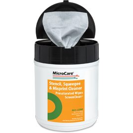 Stencil and Squeegee Cleaning Wipes - ScreenClean™