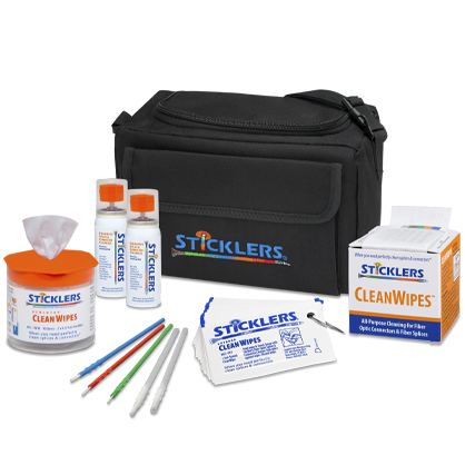 Sticklers™ Fiber Optic Cleaning Kit, Military (800+ Cleanings)