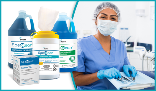 The Spec Clean™ Line Delivers Safer, Faster Dental Instrument Cleaning