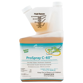 ProSpray C-60™ Concentrated Surface Disinfectant/Cleaner