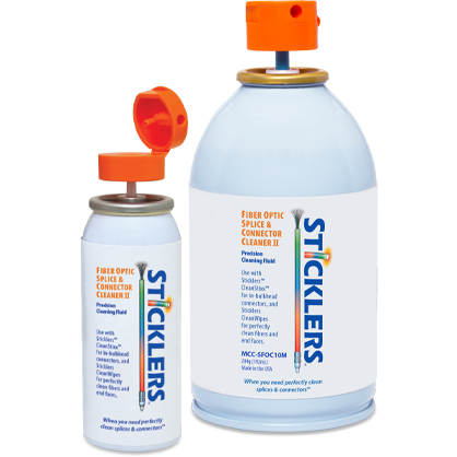 Sticklers™ Fiber Optic Splice & Connector Cleaner Fluid II