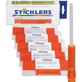 Sticklers™ Cleanstixx™ 1.6mm Fiber Optic Connector Cleaning Sticks 