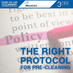 The right protocol for pre-cleaning