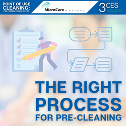 The right process for pre-cleaning